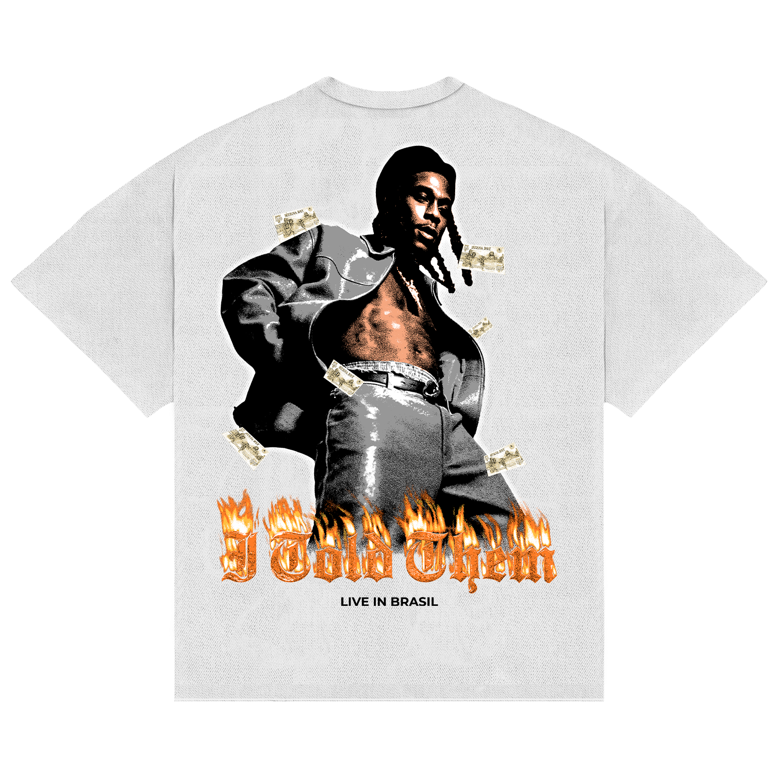 Camiseta Boxy Burna Boy