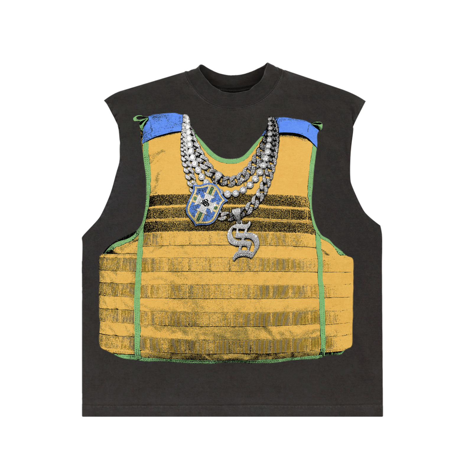 Camiseta BRASIL COLETE “REGATA MACHÃO BOXY”