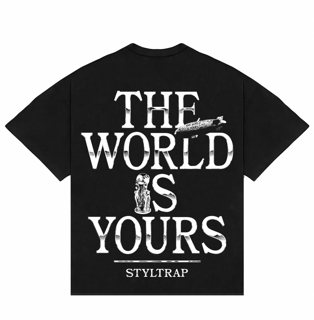 "THE WORLD IS YOURS" BOXY T-shirt
