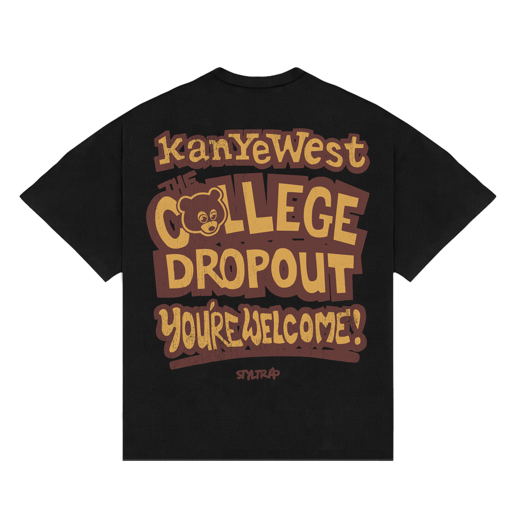 Camiseta BOXY Kanye west “college”