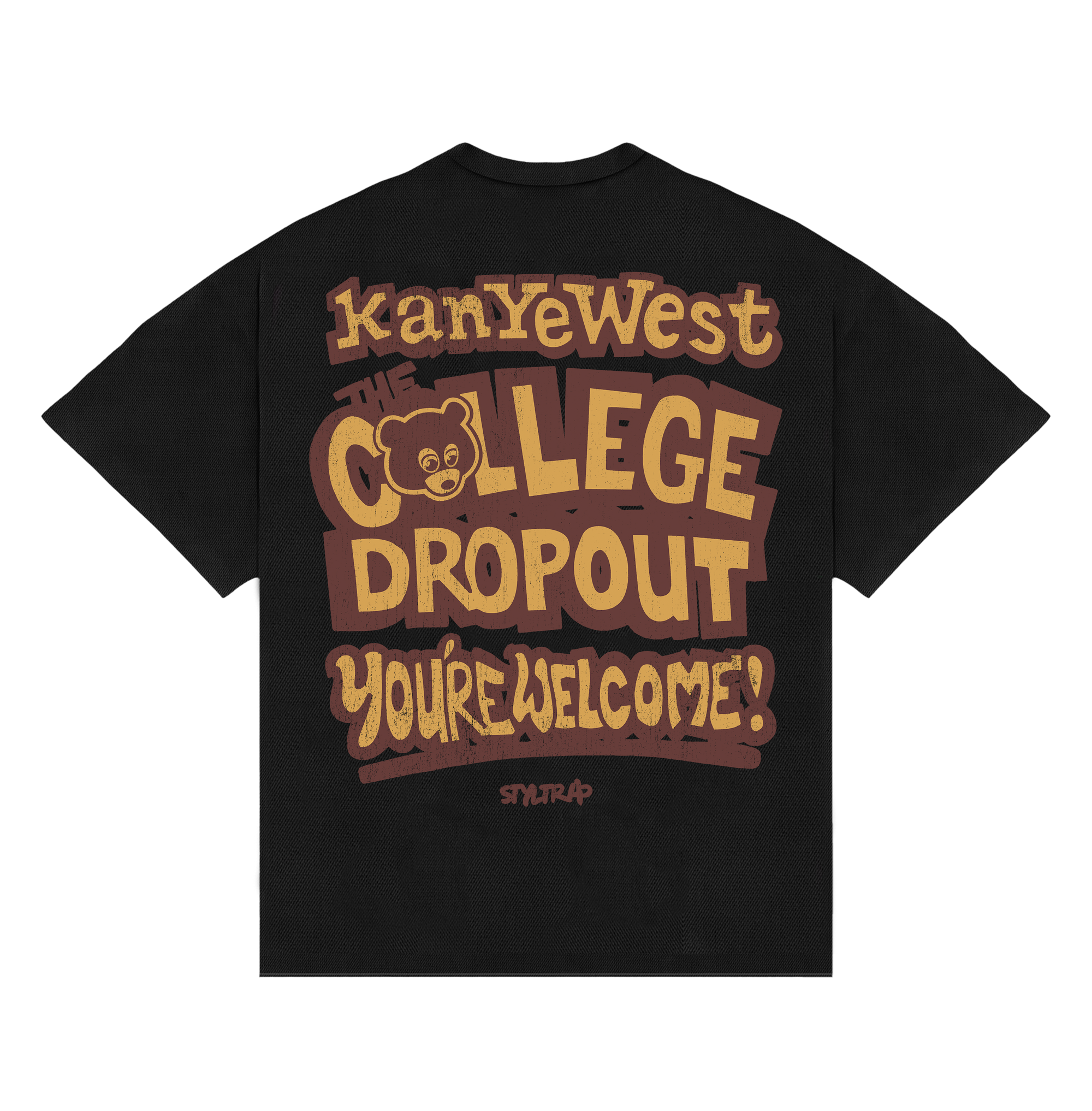 Camiseta BOXY Kanye west “college”