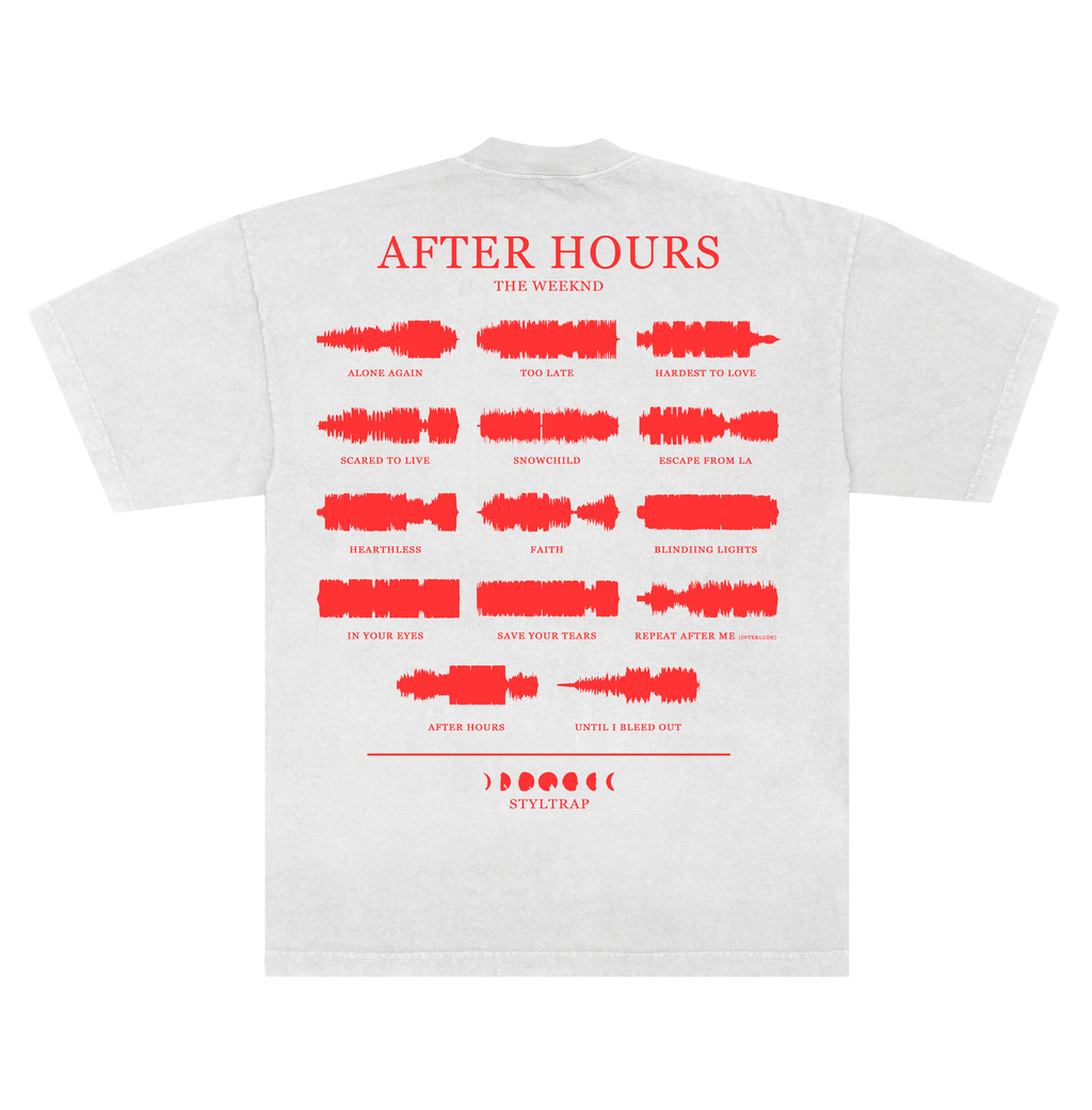 Camiseta The Weeknd “AFTER HOURS”