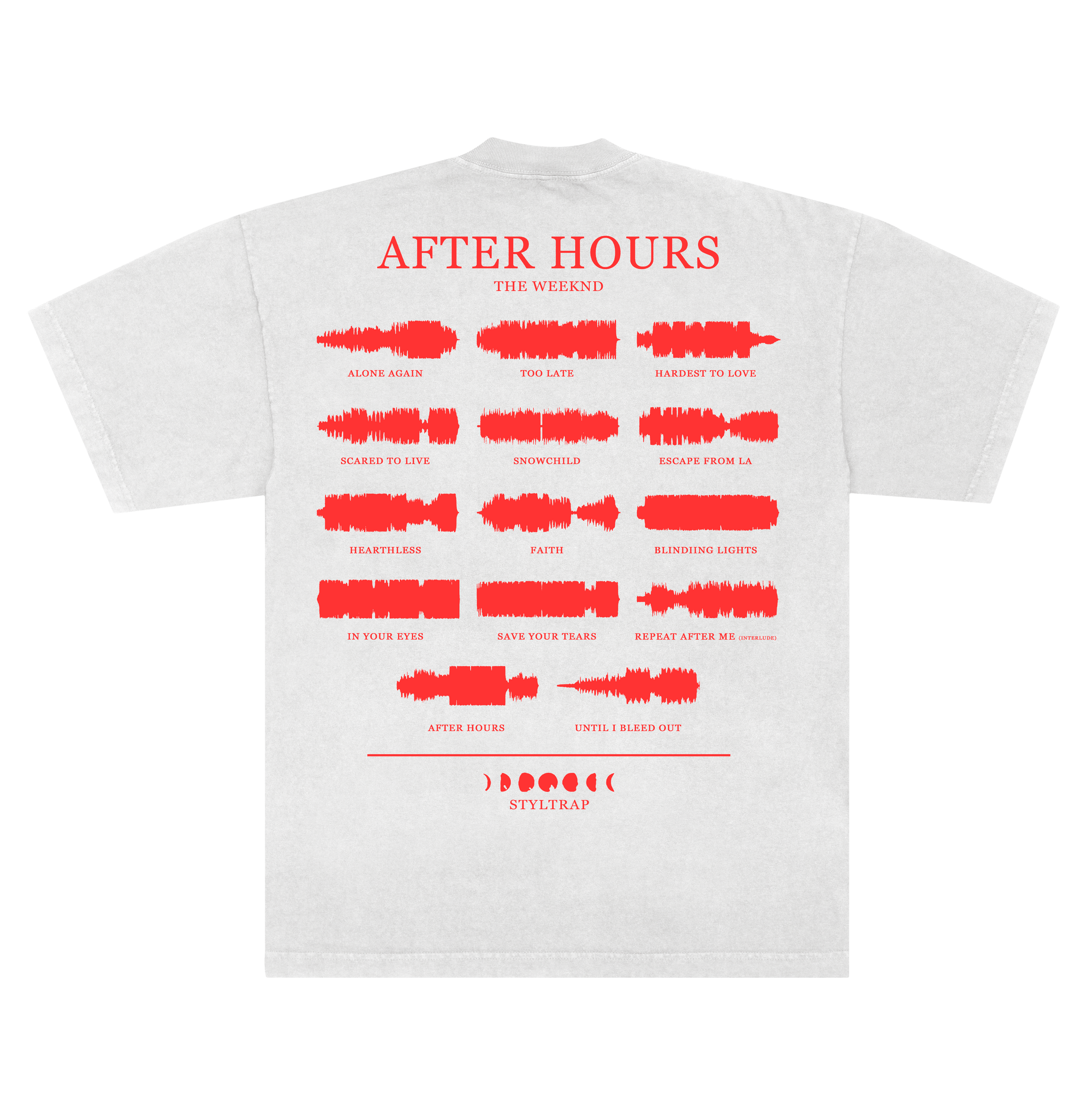 Camiseta The Weeknd “AFTER HOURS”
