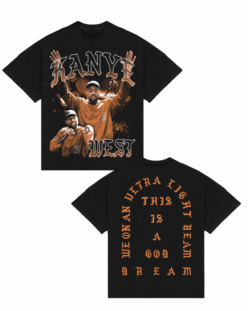 Camiseta Kanye West (BOXY) “THE LIFE OF PABLO”