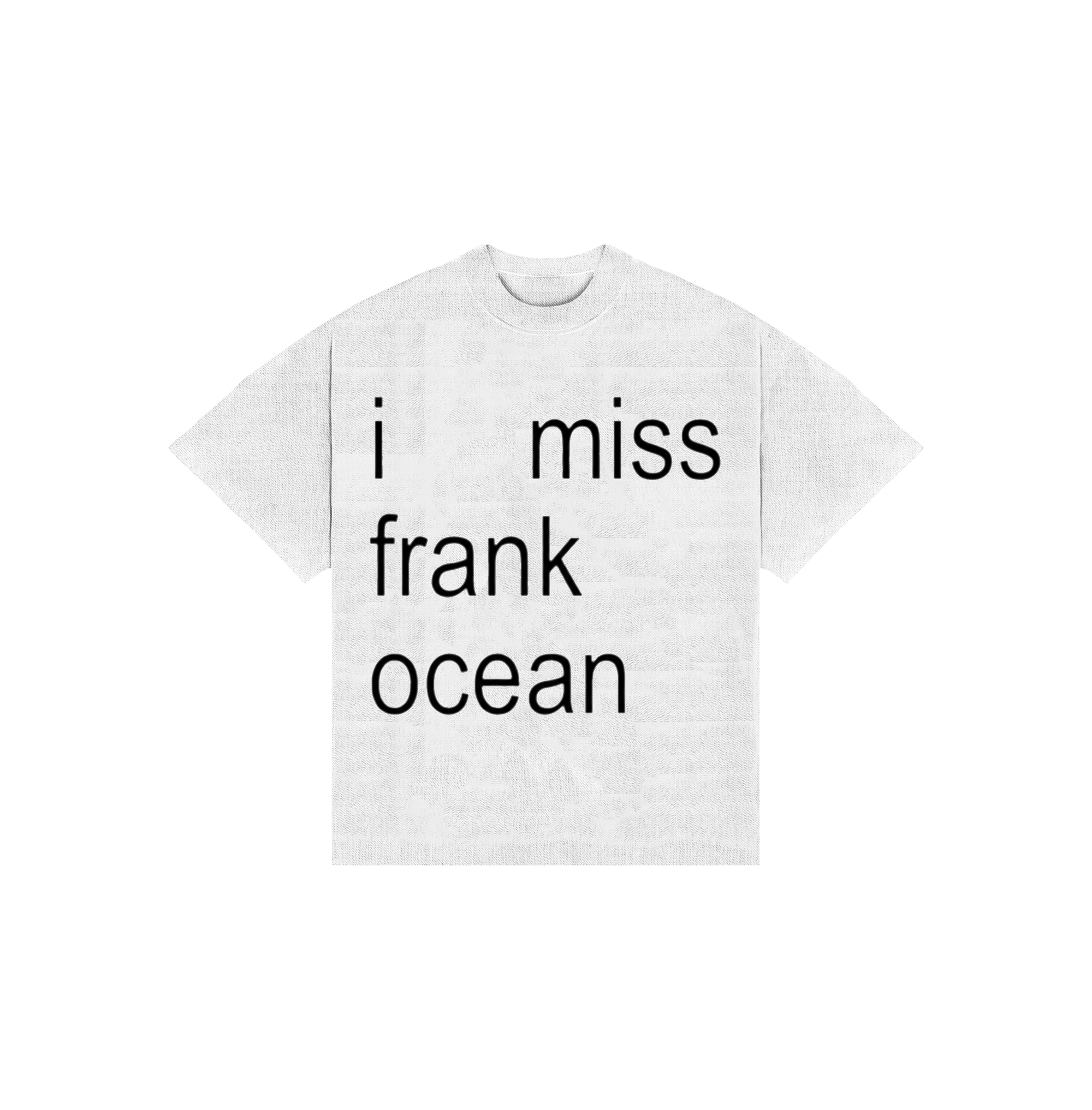 Camiseta I MISS FRANK OCEAN “BOXY”
