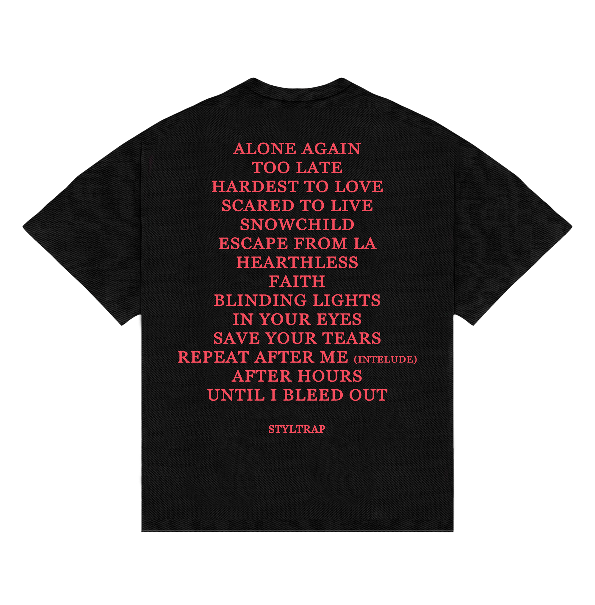 Camiseta the Weeknd “BIG FACE” Boxy