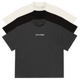 KIT COM 3 CAMISAS LISAS OVERSIZED