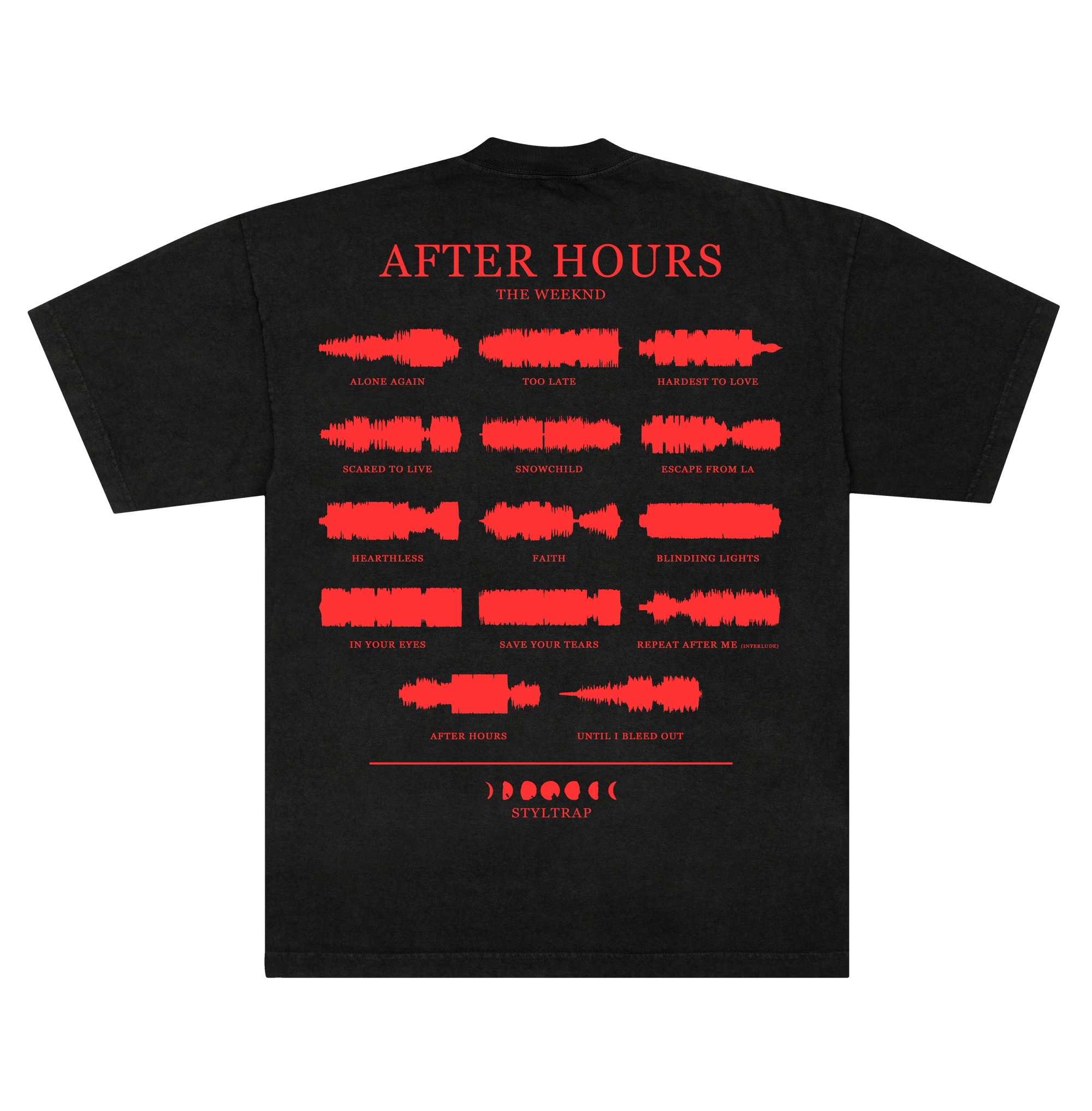 Camiseta The Weeknd “AFTER HOURS”