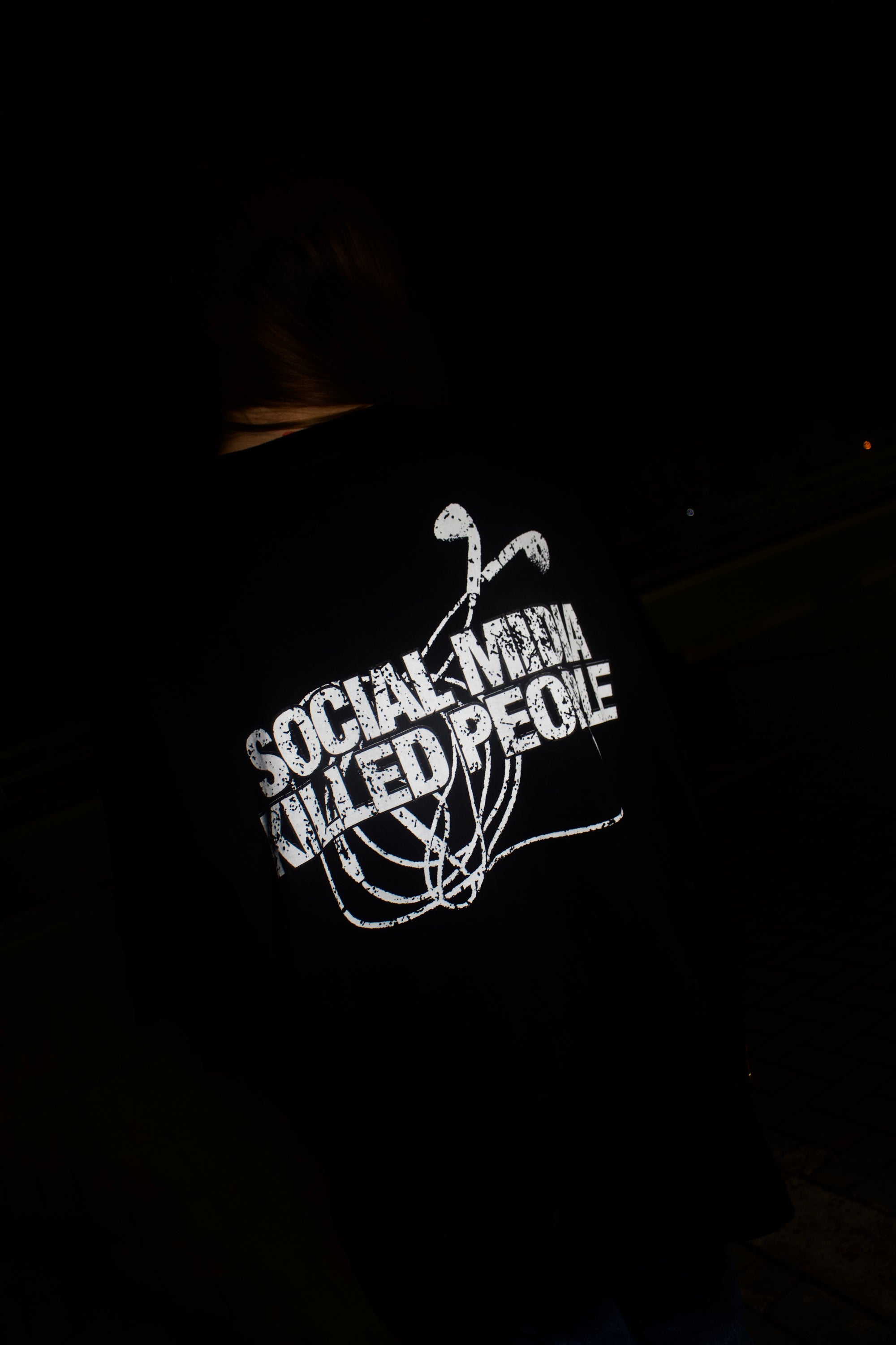 Camiseta Oversized - SOCIAL MEDIA KILLED PEOPLE