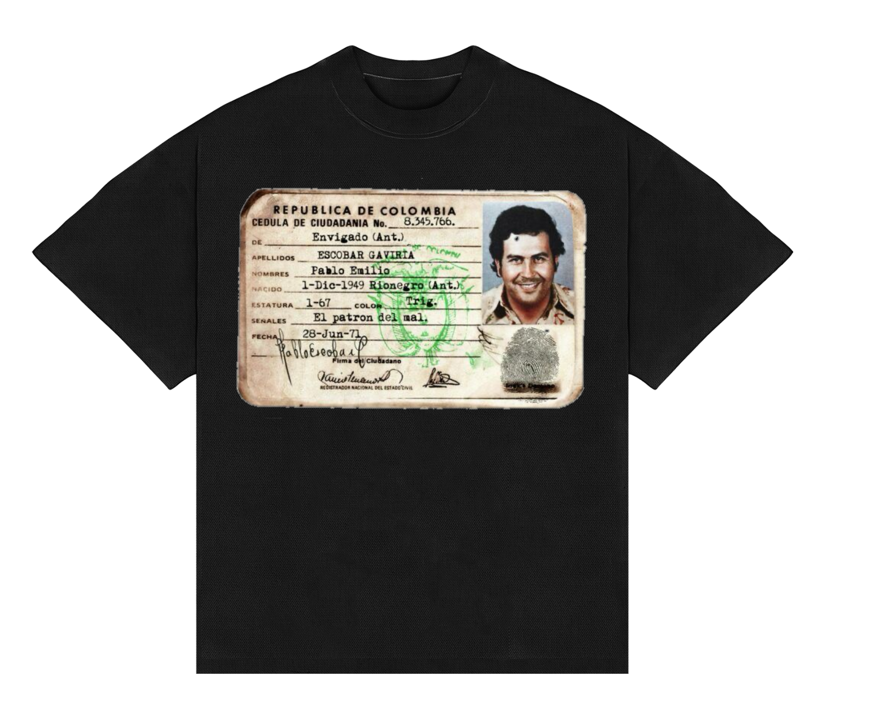 Pablo Escobar Boxy T-Shirt 