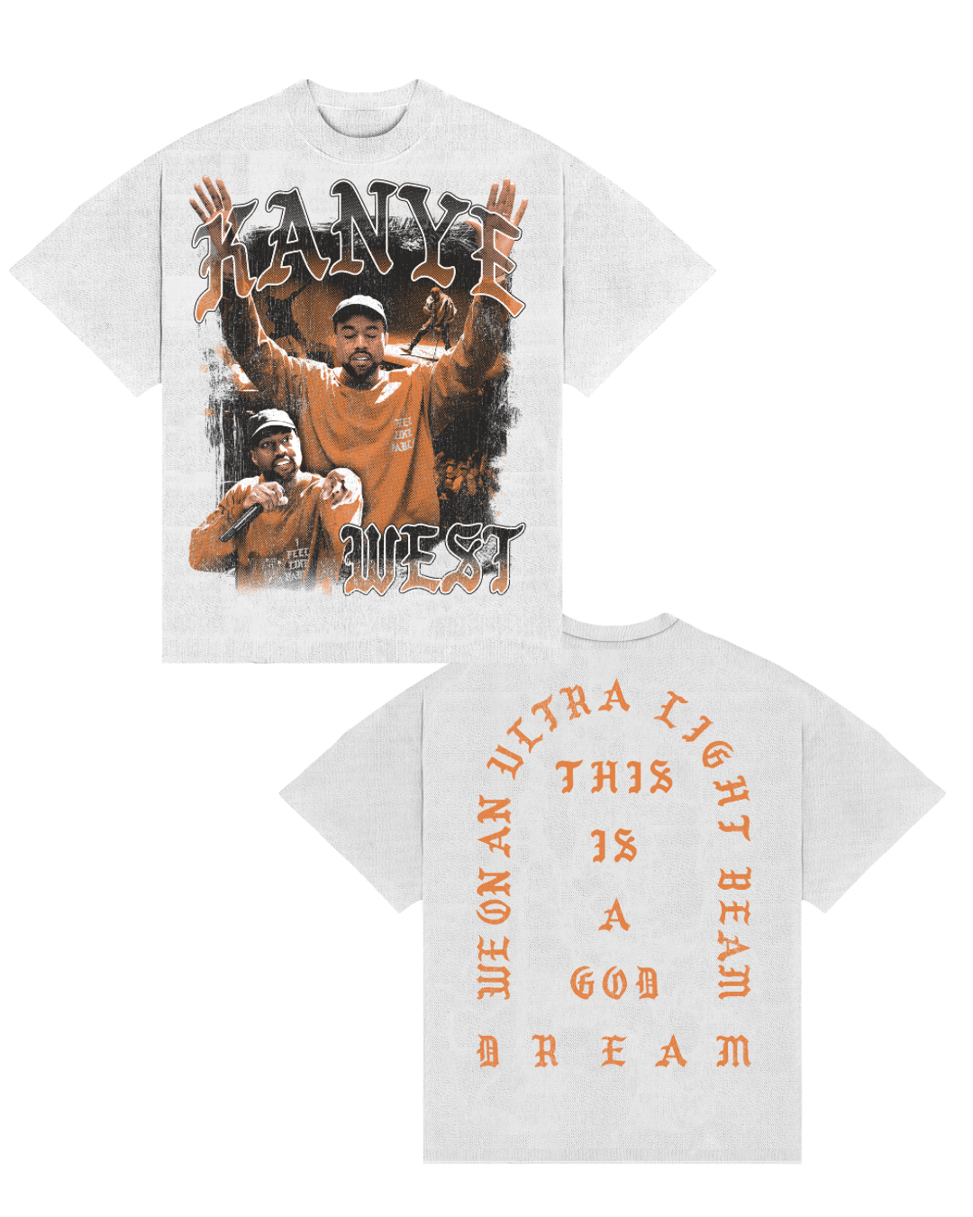 Camiseta Kanye West (BOXY) “THE LIFE OF PABLO”