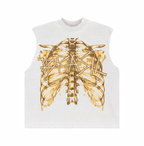 Camiseta BRASIL SKELETON “REGATA MACHÃO BOXY”