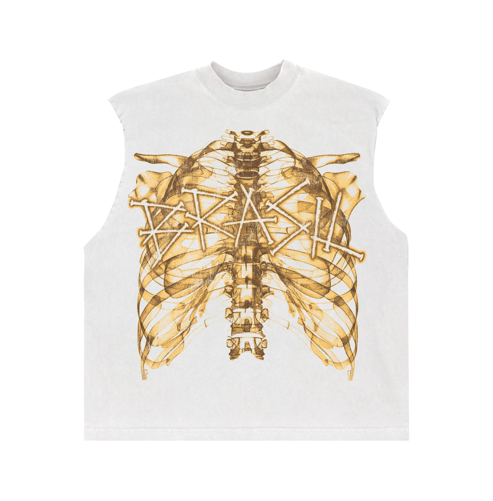 Camiseta BRASIL SKELETON “REGATA MACHÃO BOXY”