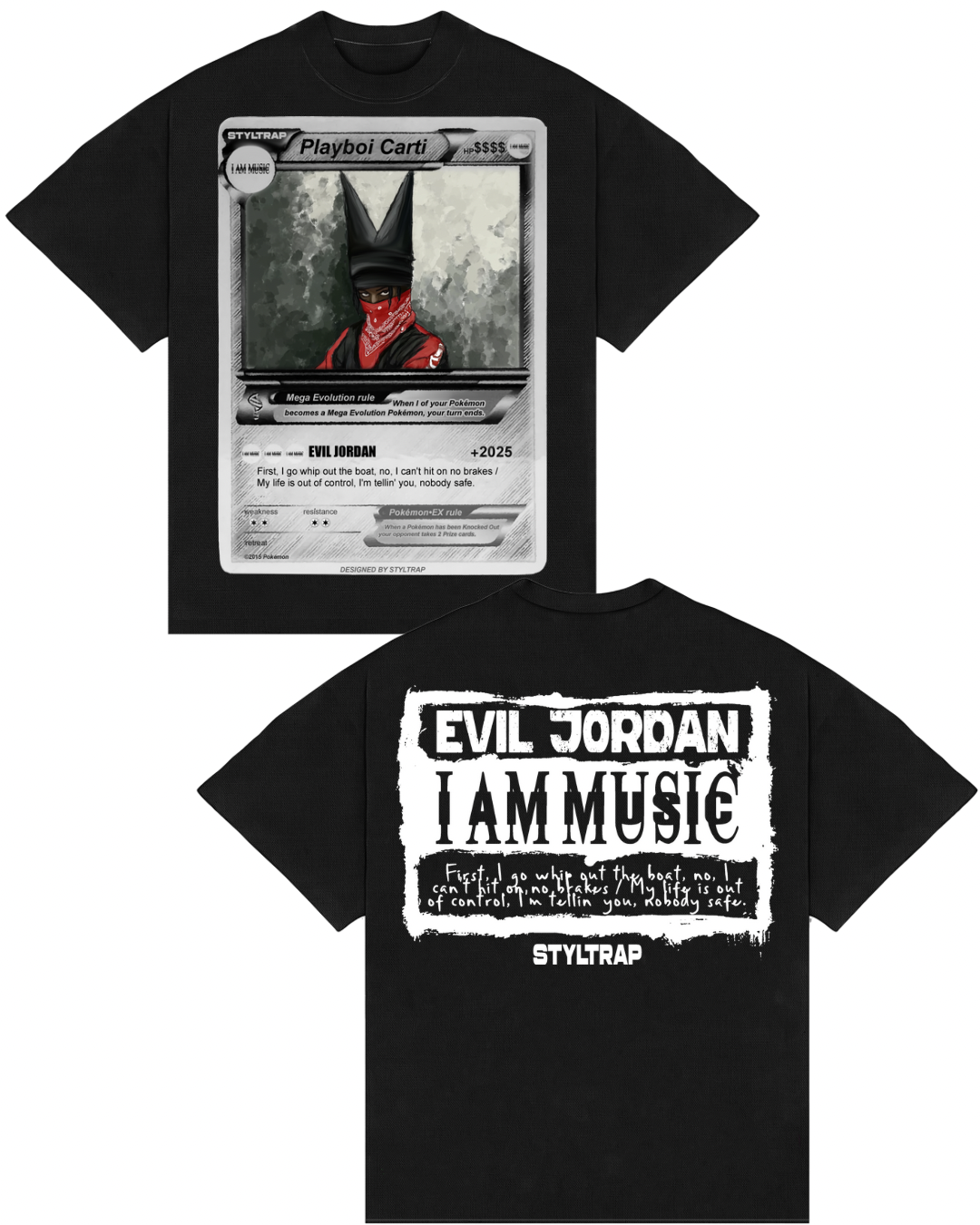 Playboi Carti “EVIL JORDAN” Boxy T-Shirt 