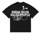 Camiseta BOXY - SOCIAL MEDIA KILLED PEOPLE