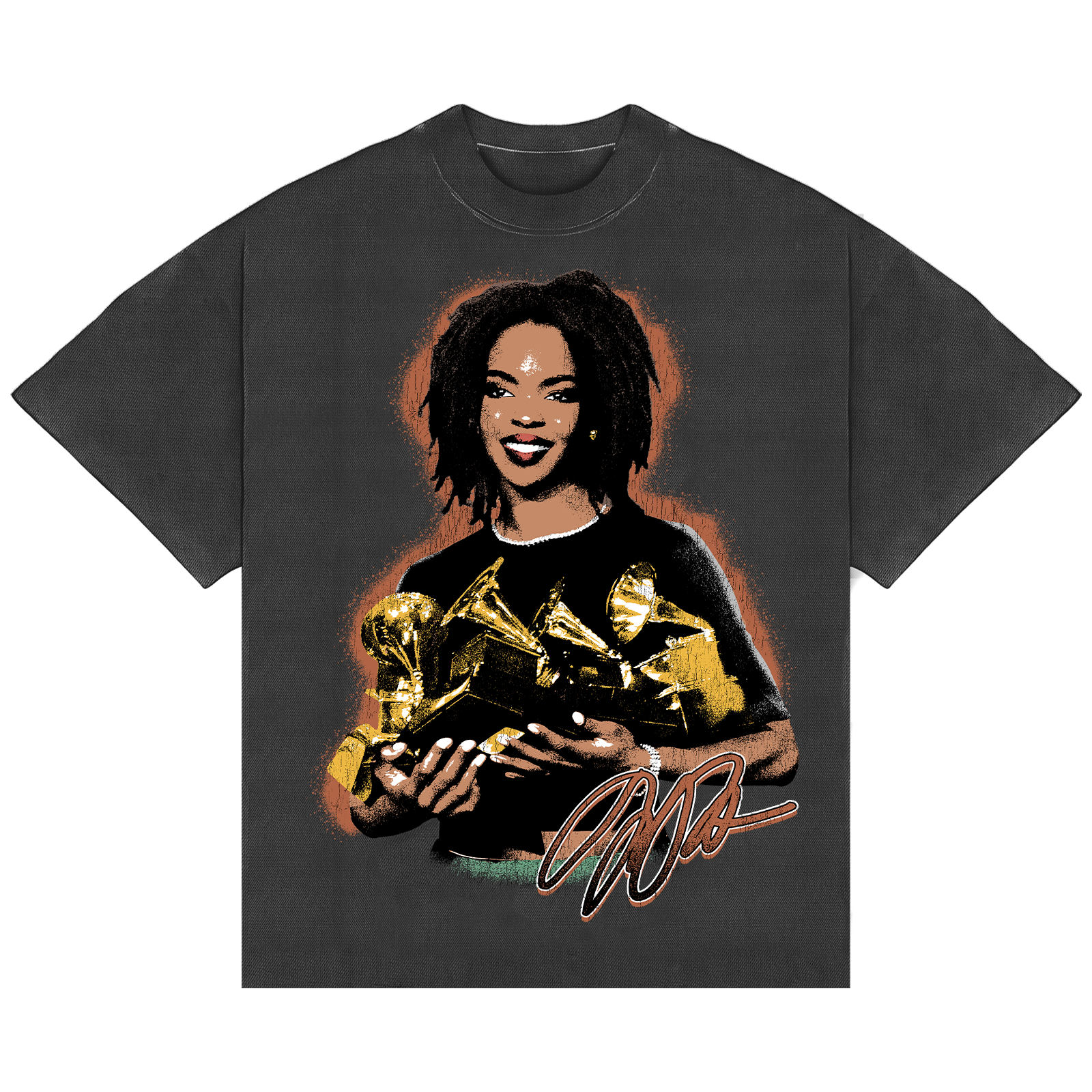 Camiseta Boxy Lauryn Hill “Grammy”