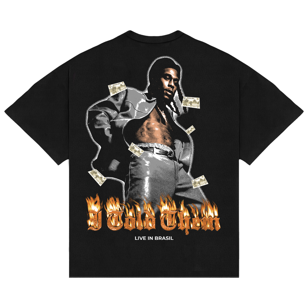 Camiseta Boxy Burna Boy