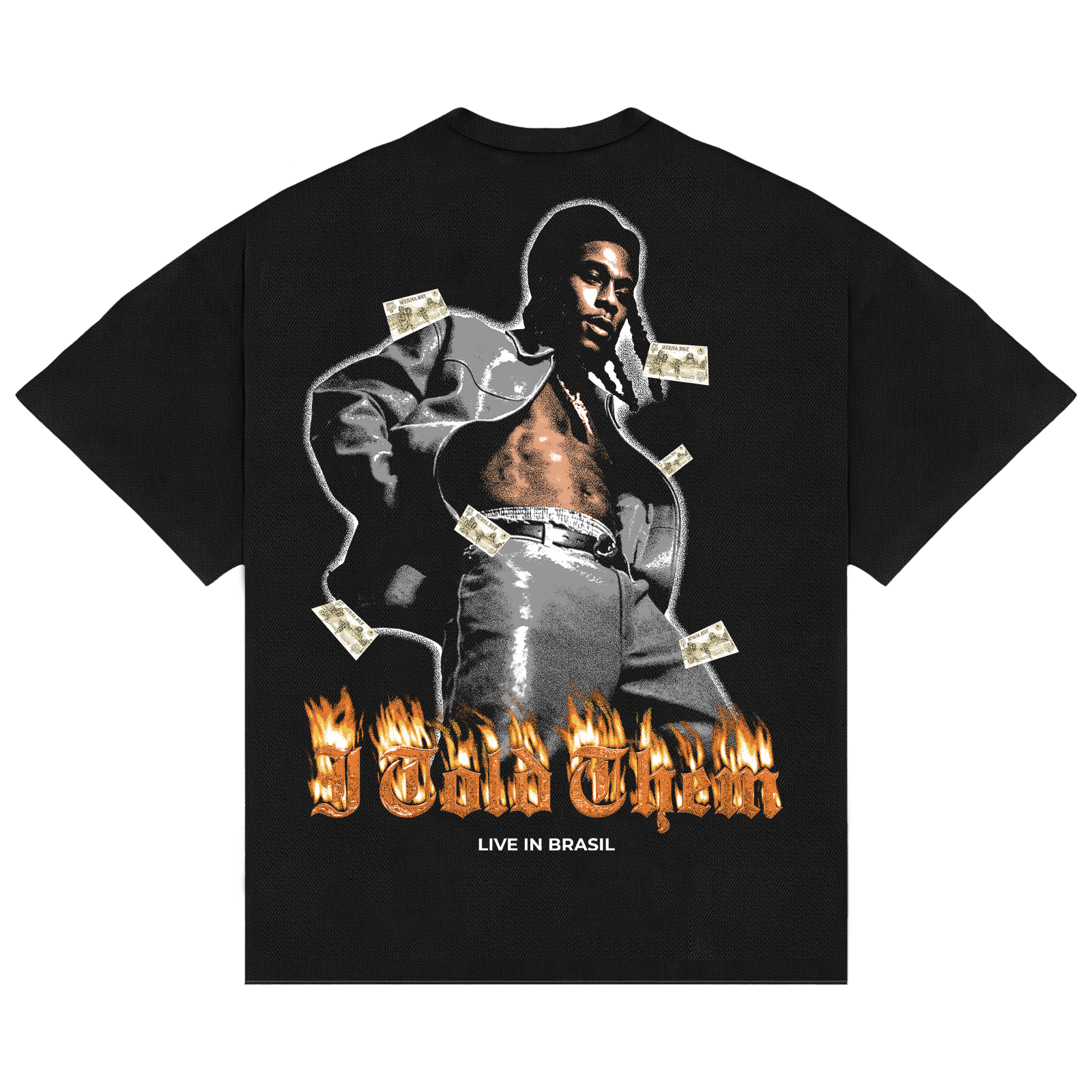 Camiseta Boxy Burna Boy