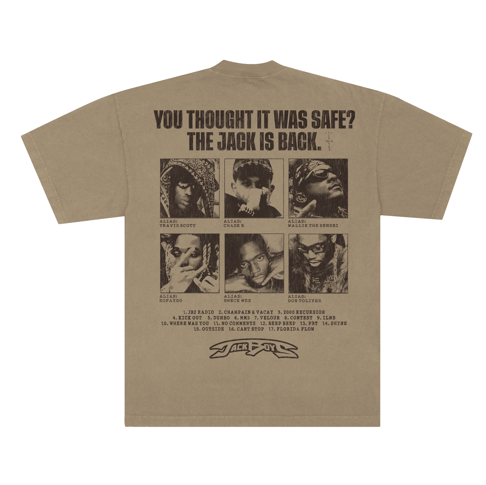 Camiseta Jackboys “THE JACK IS BACK”