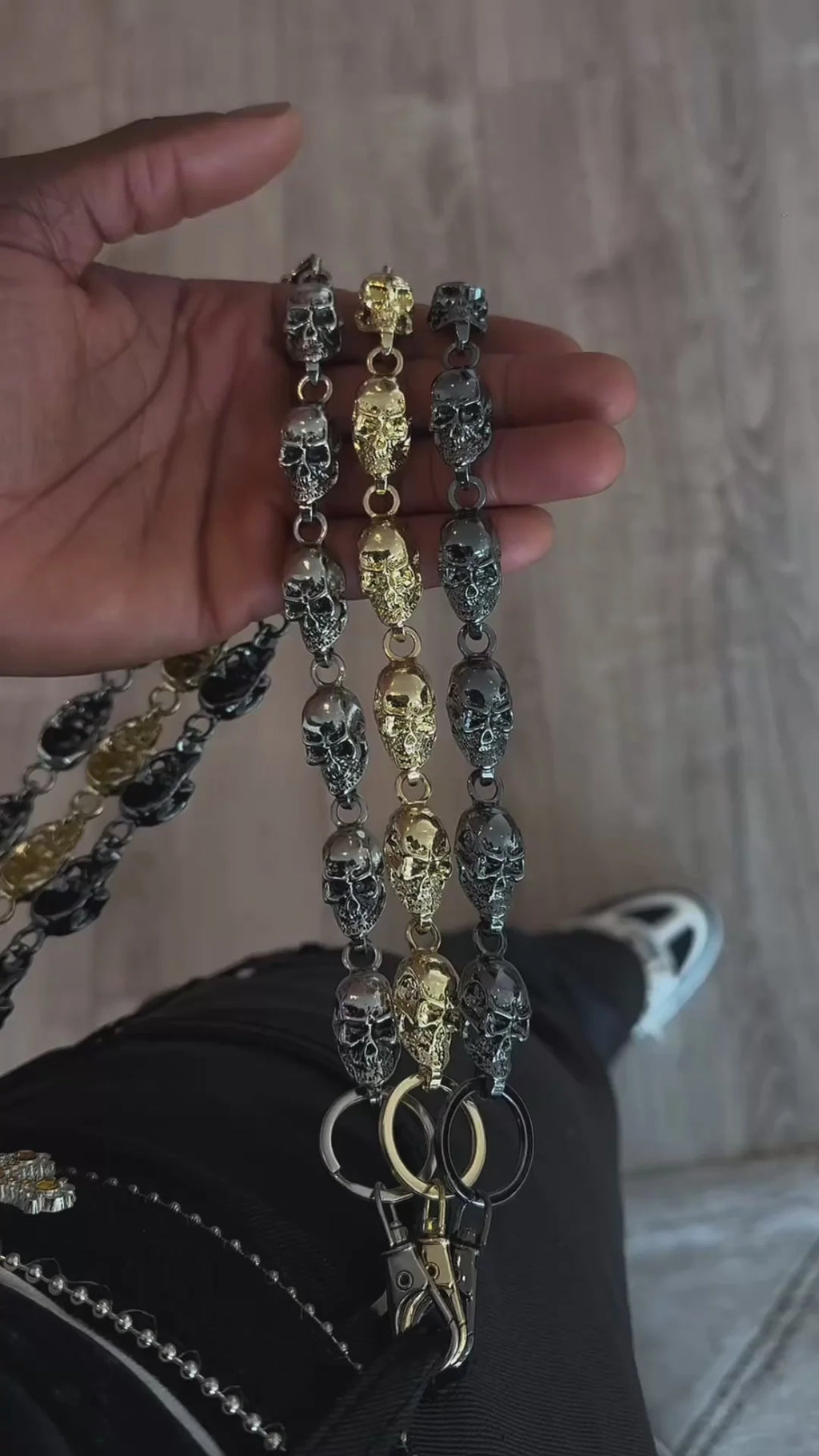 Pocket Chain Skull