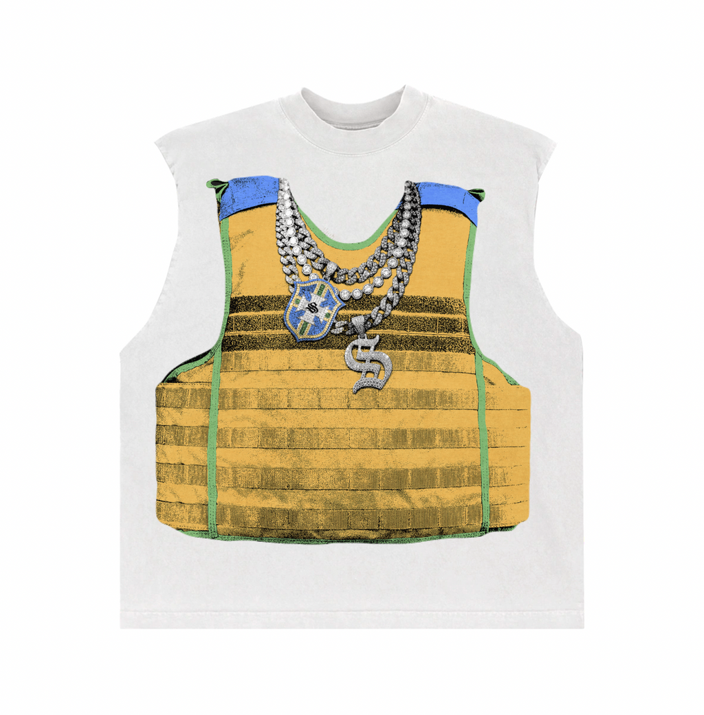Camiseta BRASIL COLETE “REGATA MACHÃO BOXY”
