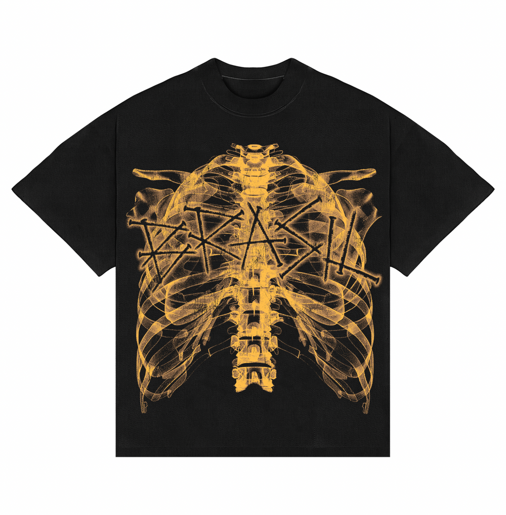 Camiseta Brasil Skeleton “BOXY”