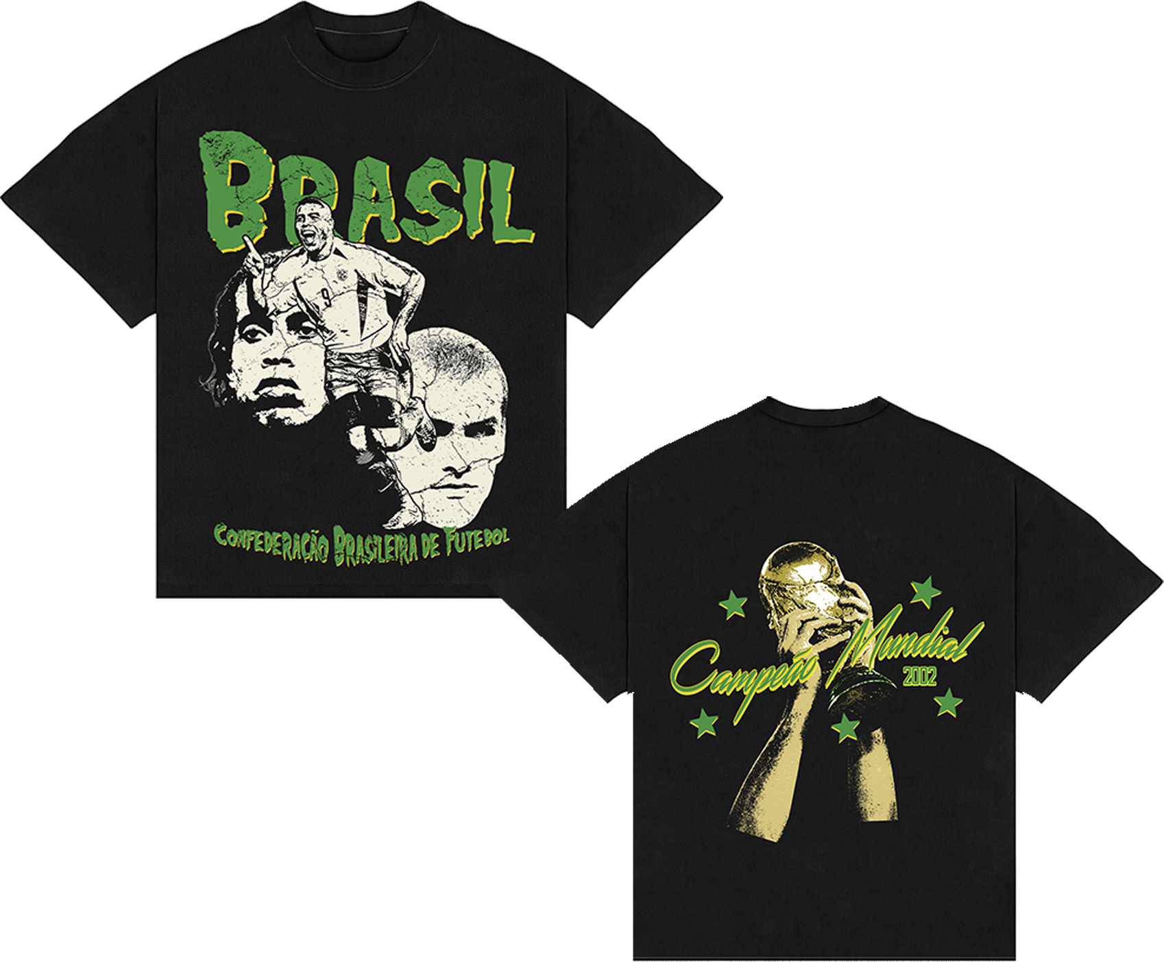 Camiseta Boxy Brasil "2002"