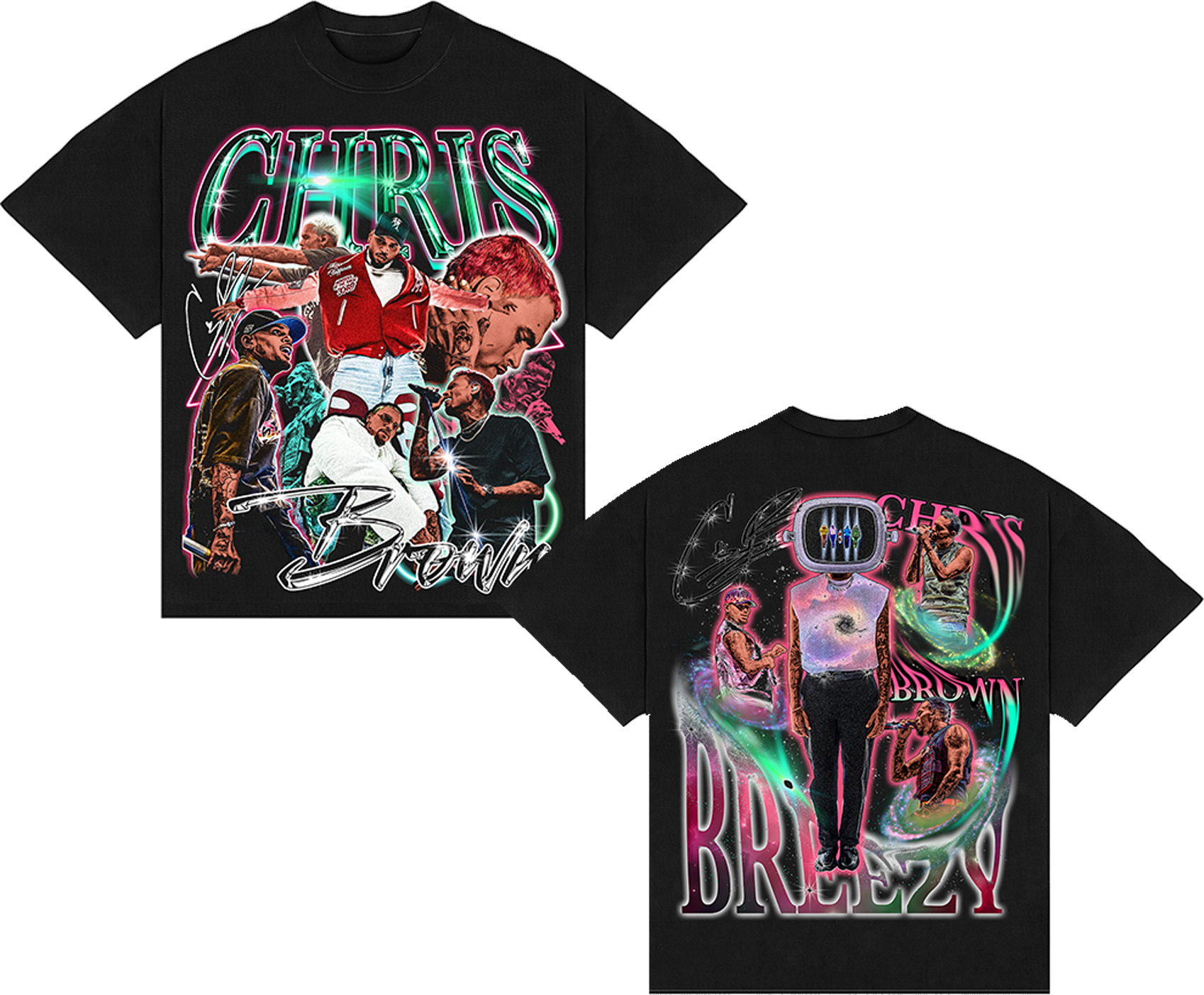 Camiseta Boxy Chris Brown