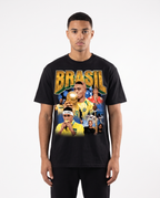 Camiseta BRASIL - modelo, fundo branco