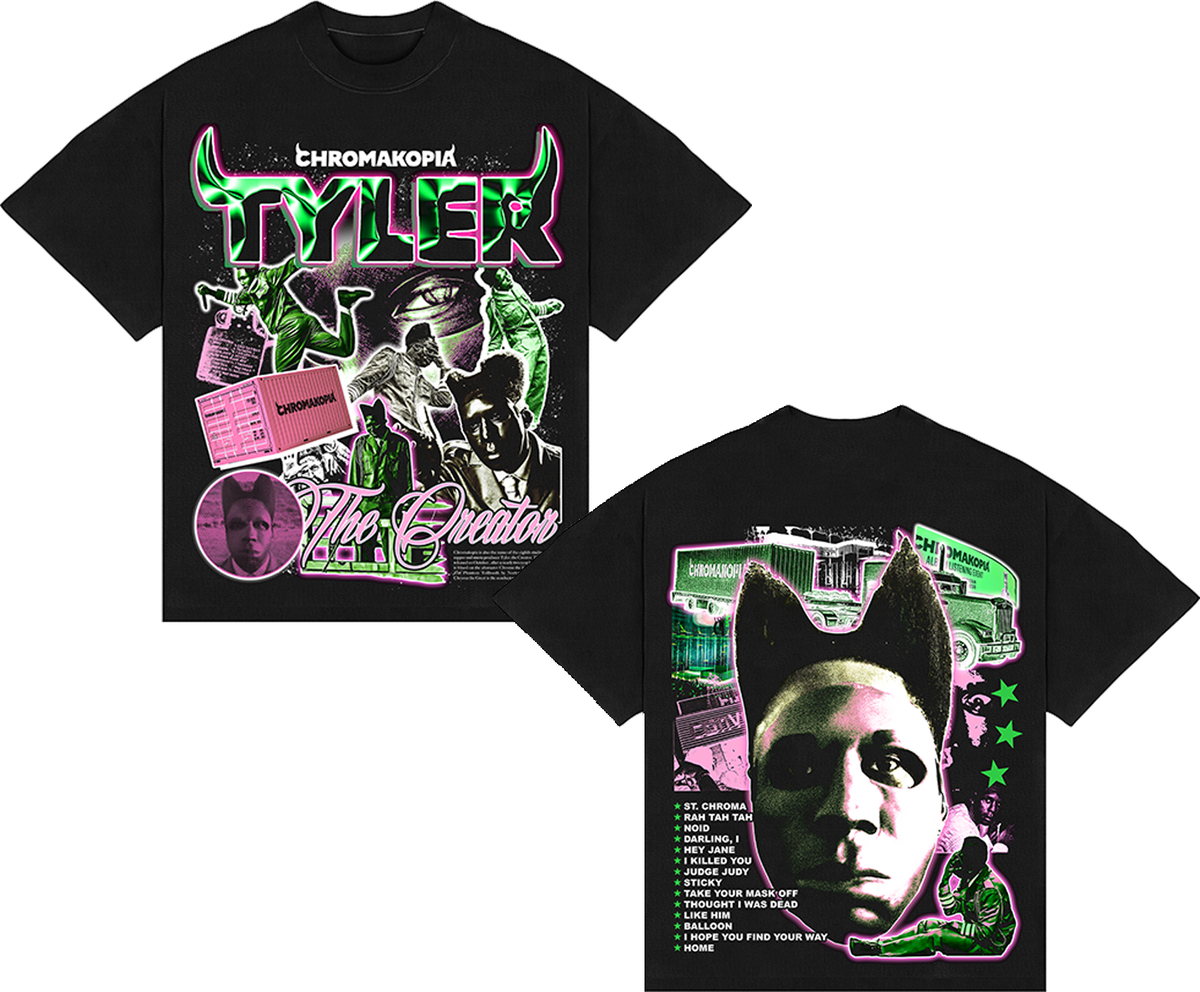 Camiseta Boxy Tyler the Creator "Chromakopia"